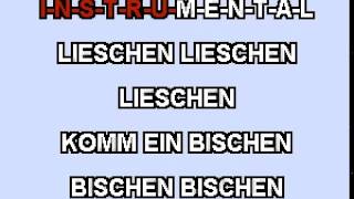 Lieschen Lieschen  Alpenrammler KaraokeCDG [upl. by Shenan]