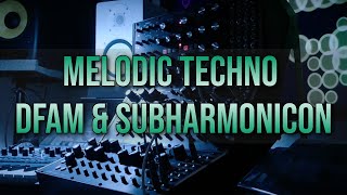 melodic techno dfam subharmonicon [upl. by Harmon]