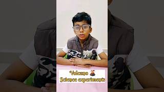 Volcano 🌋 science experiment for kids scienceexperiment shorts ytshorts kidsvideo kidslearning [upl. by Eidnar]