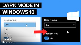 How To Enable Dark Mode In Windows 10 [upl. by Linette]