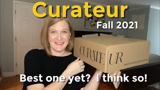 Curateur  Fall 2021  Luxury Subscription Box That is Actually Worth the Money [upl. by Nohsed]