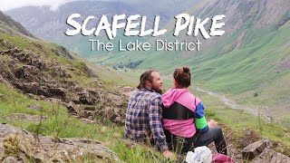 We climbed England’s HIGHEST MOUNTAIN  The Corridor Route  Scafell Pike The Lake District UK [upl. by Aeli]