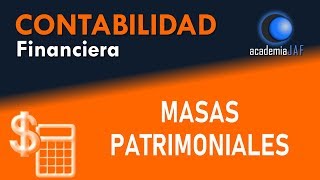 Masas patrimoniales empresa  Contabilidad Capítulo 5 curso básico  academia JAF [upl. by Box]