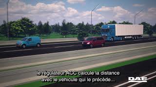 DAF ACC régulateur de vitesse adaptatif [upl. by Guild978]