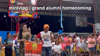 minivlog  elementary grand alumni homecoming [upl. by Kcor]