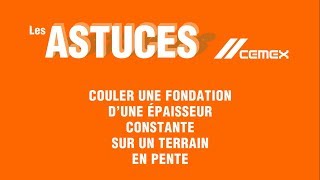 💡 BONUS TUTOS  DIY  COMMENT COULER UNE FONDATION SUR UN TERRAIN EN PENTE [upl. by Haisi]