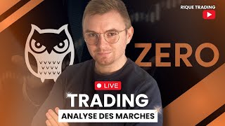 LIVE TRADING amp ANALYSE TECHNIQUE  Préparons nos plans vs linflation   Réponses aux Questions [upl. by Koal]