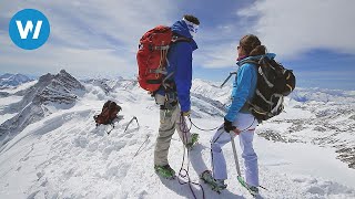 Climbing in the Swiss Alps  Mönch and Jungfrau French with English subtitles [upl. by Desai]