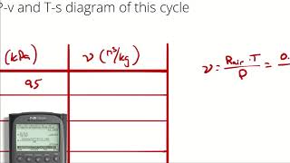 Example Problem  The Diesel Cycle Cold Air Standard [upl. by Nessah]