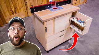 ULTIMATE EASY Router Table Build [upl. by Ayrad]