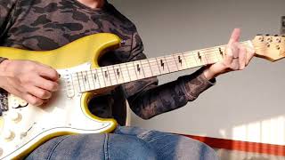 Aiersi Golden finish lightning Strato Electric Guitar Video Customer video [upl. by Nefen]