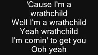 Iron Maiden  Wrathchild Lyrics [upl. by Alethia508]