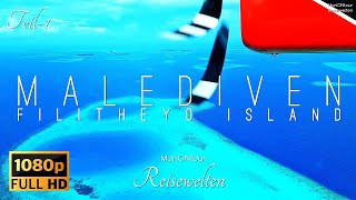 🇲🇻 14 MALEDIVEN Filitheyo Island Flug Anreise Strand Drone Flight  MariONtour Reisewelten [upl. by Ettinger]