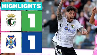 Resumen de Burgos CF vs CD Tenerife 11 [upl. by Nylitak57]