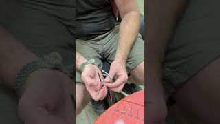 Joining Eyes With a Dyneema Locking Splice amp Burying the Tail [upl. by Stig]