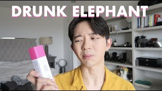 🐘 Drunk Elephant TLC Framboos Glycolic Night Serum  EHHH [upl. by Zealand]