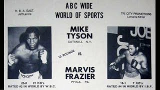 Mike Tyson vs Marvis Frazier [upl. by Leasa167]