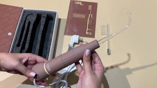 Unpacking of GESS Dars 2in1 High frequency massager for Face and Hair [upl. by Sotnas711]