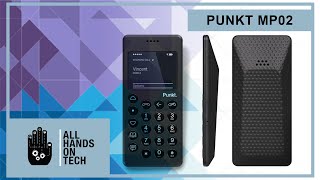 Punkt CEO goes handson with MP02 minimalist mobile phone [upl. by Minny]