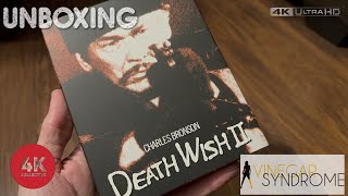 Death wish 2 4k UltraHD Bluray limited edition from vinegarsyndromefilms Unboxing [upl. by Ttehc382]