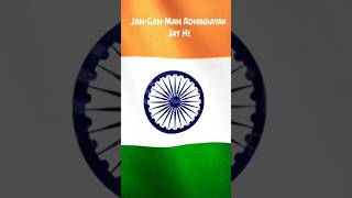 jana gana mana in english । national anthem with lyrics ।nationalanthem 15august राष्ट्रगान [upl. by Joy]