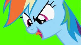 Rainbow Dash quotParty Ponyville Stylequot  Green Screen Ponies [upl. by Bettencourt]