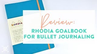 Your next Bullet Journal Rhodia Goalbook Review [upl. by Ennaj951]