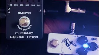 Joyo 6 Band eq  Mosky Golden Horse amp Silver Horse  Joyo Dyna Compressor  Boss DD3 Delay [upl. by Landy]