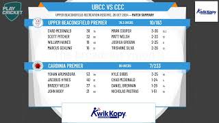 Upper Beaconsfield Premier v Cardinia Premier [upl. by Wiedmann]