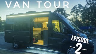 Ram Promaster Van Tour  FullTime Van Life  2021 Entegra Ethos 20T  Episode 2 [upl. by Alda]