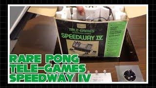 Rare Pong TeleGames Speedway IV [upl. by Oneida608]