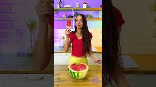 DOCES VIRARAM GULOSEIMAS SAUDÁVEIS 😋🍧 Aventura divertida de sorvete de melancia DIY shorts [upl. by Lisha]