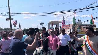 India Day Parade Edison New Jersey 2024  Shook hands with Sonu bhaiya and he responded  All good [upl. by Farrar]