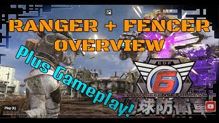 Earth Defense Force 6 RANGER and FENCER Overview Plus Gameplay [upl. by Anastasio]