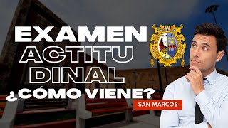 🔴 Cómo dar el Examen ACTITUDINAL San Marcos 🤜 Admisión de admisión 2025 UNMSM [upl. by Meil]