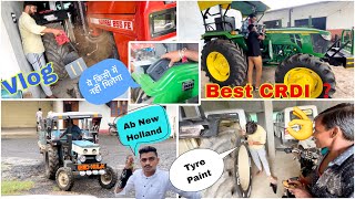 Aaj To Jd 5405 Bhe dekh liya 👌  best features 😍  Tractor tyre new Paint 🔥 [upl. by Adnerb]