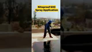 Fosroc Nitoproof 600 Spray Application [upl. by Garda]