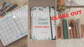 October Close Out  Monthly Budget Planning  Howd I do [upl. by Kiran661]