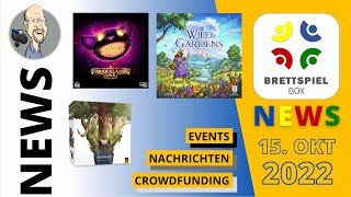 Brettspiel News Brettspielbox 15 Oktober 2022 [upl. by Akinad]