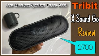 Tribit X Sound Go Portable Wireless Speaker  Best Bluetooth Speaker Under 3000 [upl. by Ainehs]