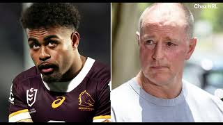 Michael Maguire confirms Ezra Mams Brisbane Broncos future after police charges [upl. by Oniliuqnart]