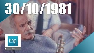 20h Antenne 2 du 30 octobre 1981  Mort de Georges Brassens  Archive INA [upl. by Delastre526]