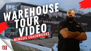 WELCOME TO NEMESIS COACHWORKS  WAREHOUSE TOUR [upl. by Adnanref]