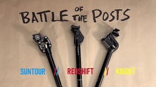 Which Suspension Seatpost is the Best on the Market  Suntour Vs Redshift vs Kinekt [upl. by Senoj]