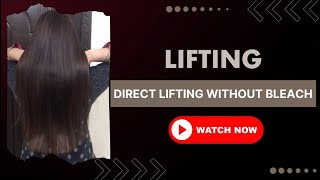 How to hair Color Lifting without bleach  color blending  hair transformation [upl. by Marieann131]