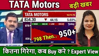 TATA Motors share kitna Giregakab buy kare tata motors share news todaytarget tomarrowsplit NEWS [upl. by Ahcmis]