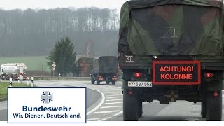 Konvoi nach Hagenow – die Versorger ziehen um  Bundeswehr [upl. by Kaliope]