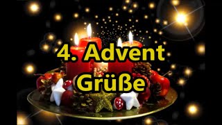 4 Advent Grüße kostenlos whatsapp Adventsgrüße zum vierten Advent Gruß lustig [upl. by Ludewig]