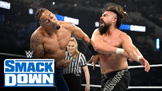 Andrade vs Carmelo Hayes SmackDown highlights July 19 2024 [upl. by Aicinoid]