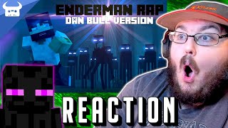 MINECRAFT ENDERMAN RAP  DAN BULL VERSION REACTION [upl. by Colbye]